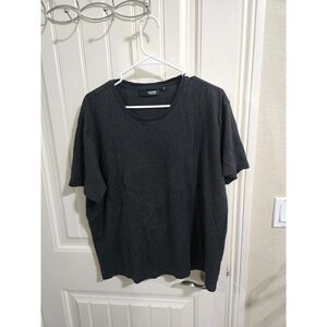 Murano Liquid Luxury Men’s XL Charcoal Gray Black T-Shirt 100% Cotton